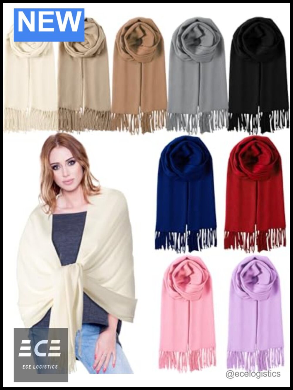9 Pc Polyester Shawl Wraps for Evening Dresses & Weddings